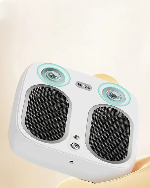 Fußmassagegerät in entspannter Atmosphäre